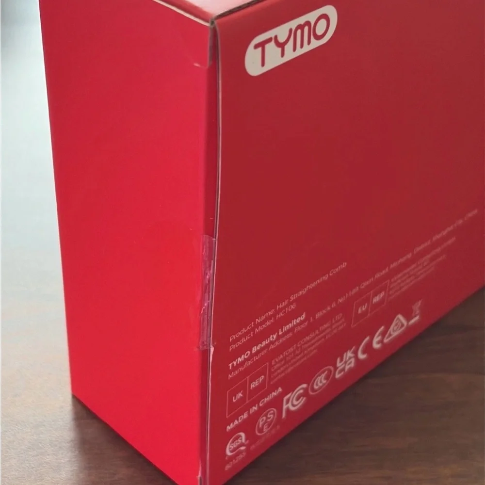 TYMO | FLIPRO | Flat Iron Hair Brush | 2 in 1 | Black